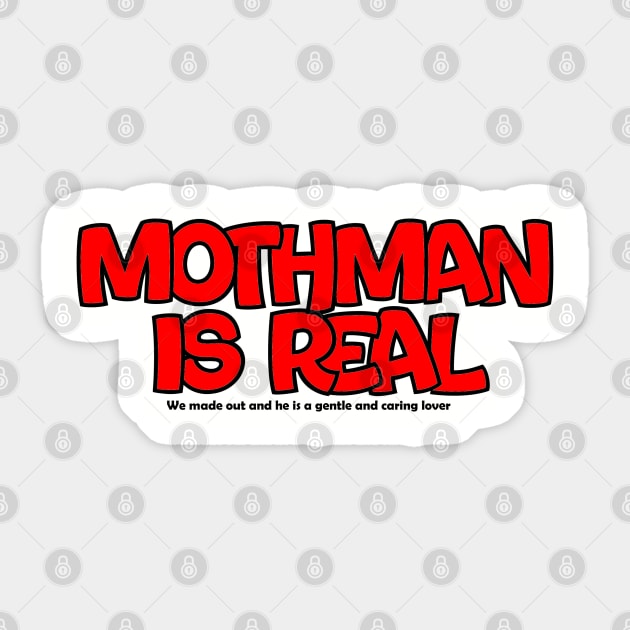 Mothman is Real Sticker by Lil-Bit-Batty